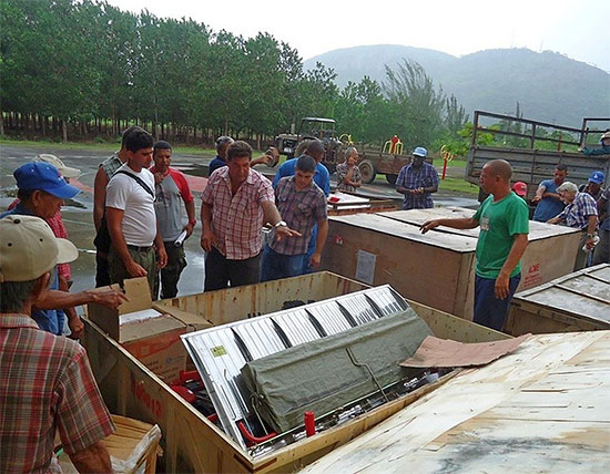 La producción de arroz en Isla de la Juventud