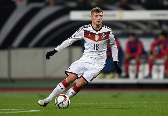 El volante alemán Toni Kroos fue elegido como uno de los mejores jugadores del torneo
