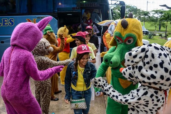 Este viernes llegaron a la capital los delegados a la cita pioneril