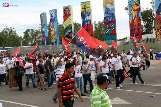 La Plaza de la Fe Juan Pablo II, en Managua, ha sido escenario de sucesivas celebraciones de la Revolución Sandinista