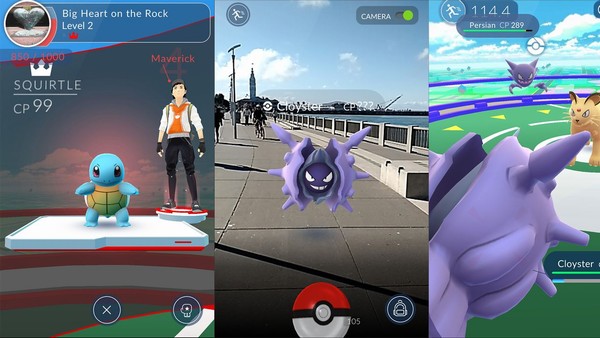 El uso de la realidad aumentada ha convertido a Pokémon Go en e juego móvil más popular del año