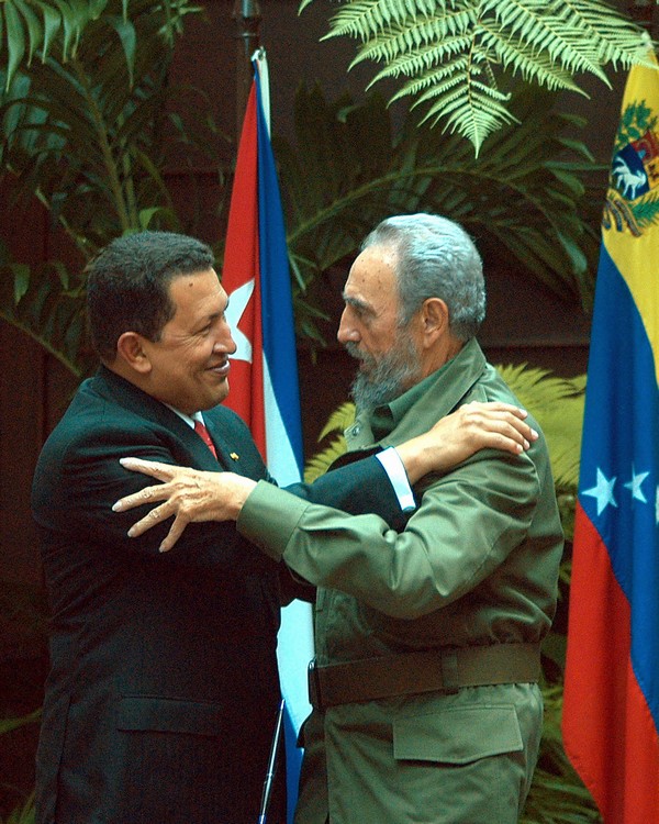 Se recordará el especial cariño entre Fidel y Chávez