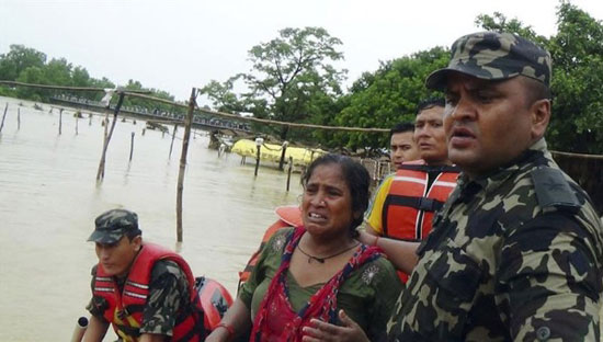 Inundaciones en Nepal