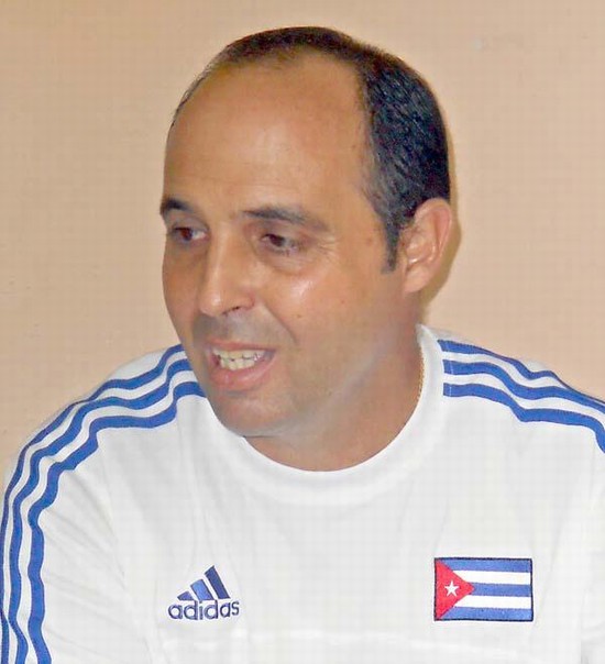 Ariel Sainz, presidente de la Federación Cubana de Voleibol (FCV)