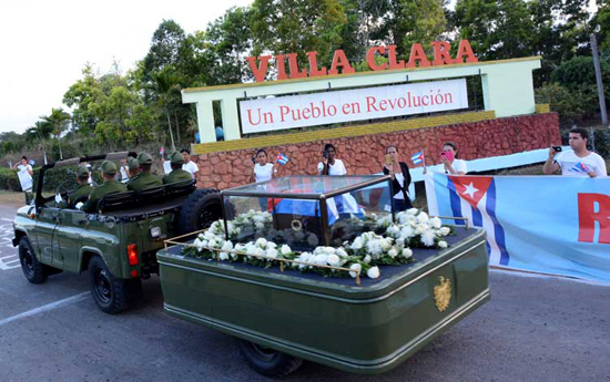 Honras fúnebres a Fidel en Santa Clara