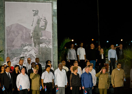 Homenaje a Fidel en Santiago de Cuba