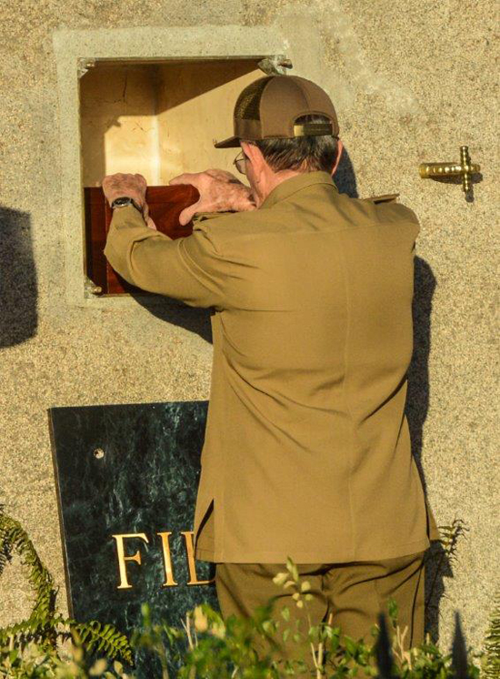 Cementerio Santa Ifigenia donde reposan las cenizas del Comandante en Jefe Fidel Castro