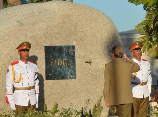 Cementerio Santa Ifigenia donde reposan las cenizas del Comandante en Jefe Fidel Castro