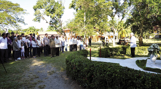 Raúl Castro en Birán