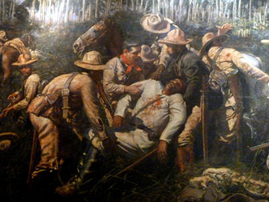 La Muerte de Maceo (1908). óleo S.T de Armando García Menocal