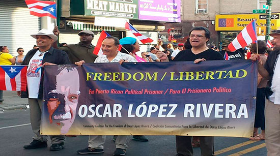Manifestaciones por la libertad de Oscar López Rivera