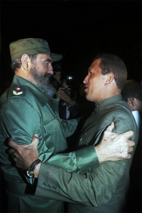 Fidel y Chávez