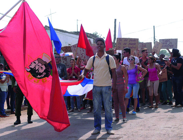 Los 55 jóvenes ratifican su compromiso con la obra socialista