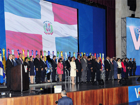 Danilo Medina pidió un minuto de silencio en homenaje a Fidel