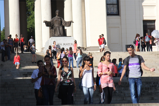 Escalinata de la Universida de La habana