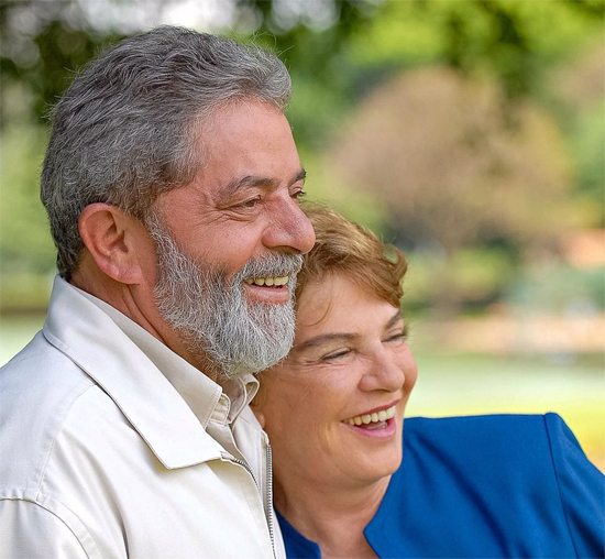 Lula y su esposa Marisa Letizia