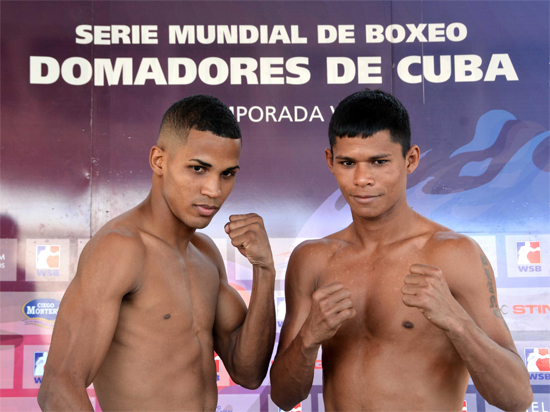 Jhony Blanco y el matancero Javier Ibáñez 