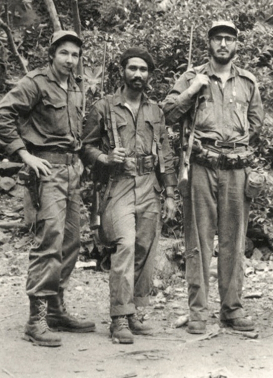 Juan Almeida Bosque y Raúl Castro Ruz