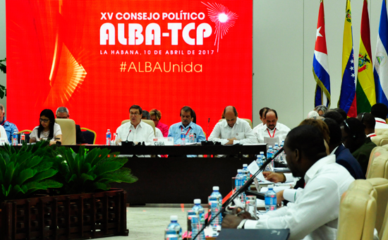 Bruno Rodríguez Parrilla en XV Consejo Político del ALBA-TCP