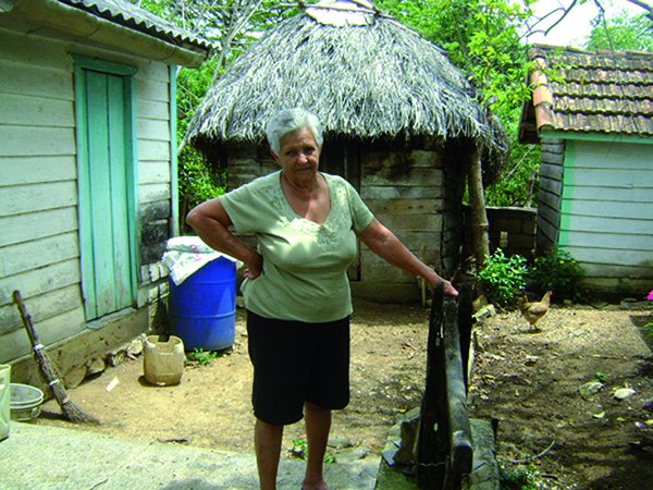 Anesia ya no recuerda cuándo su pozo tuvo agua