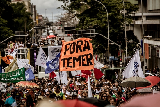 Protestas contra las reformas de Michel Temer