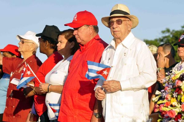 Machado Ventura presidió la celebración en Santiago