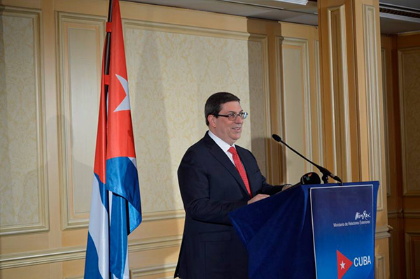 Ministro de Relaciones Exteriores de la República de Cuba, Bruno Rodríguez