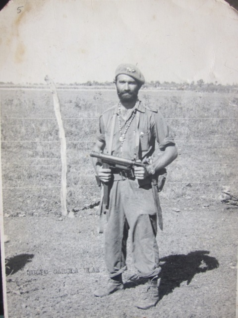 Julio García en el Escambray