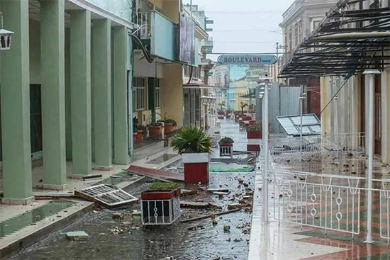 Bulevar de la ciudad de Santa Clara