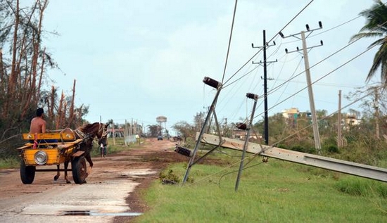 Afectaciones en el tendido eléctrico