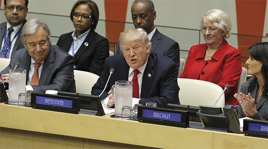 Donald Trump en la ONU