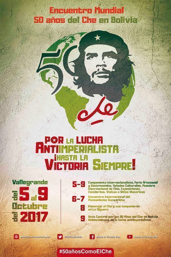 Encuentro Mundial 50 años del Che en Bolivia