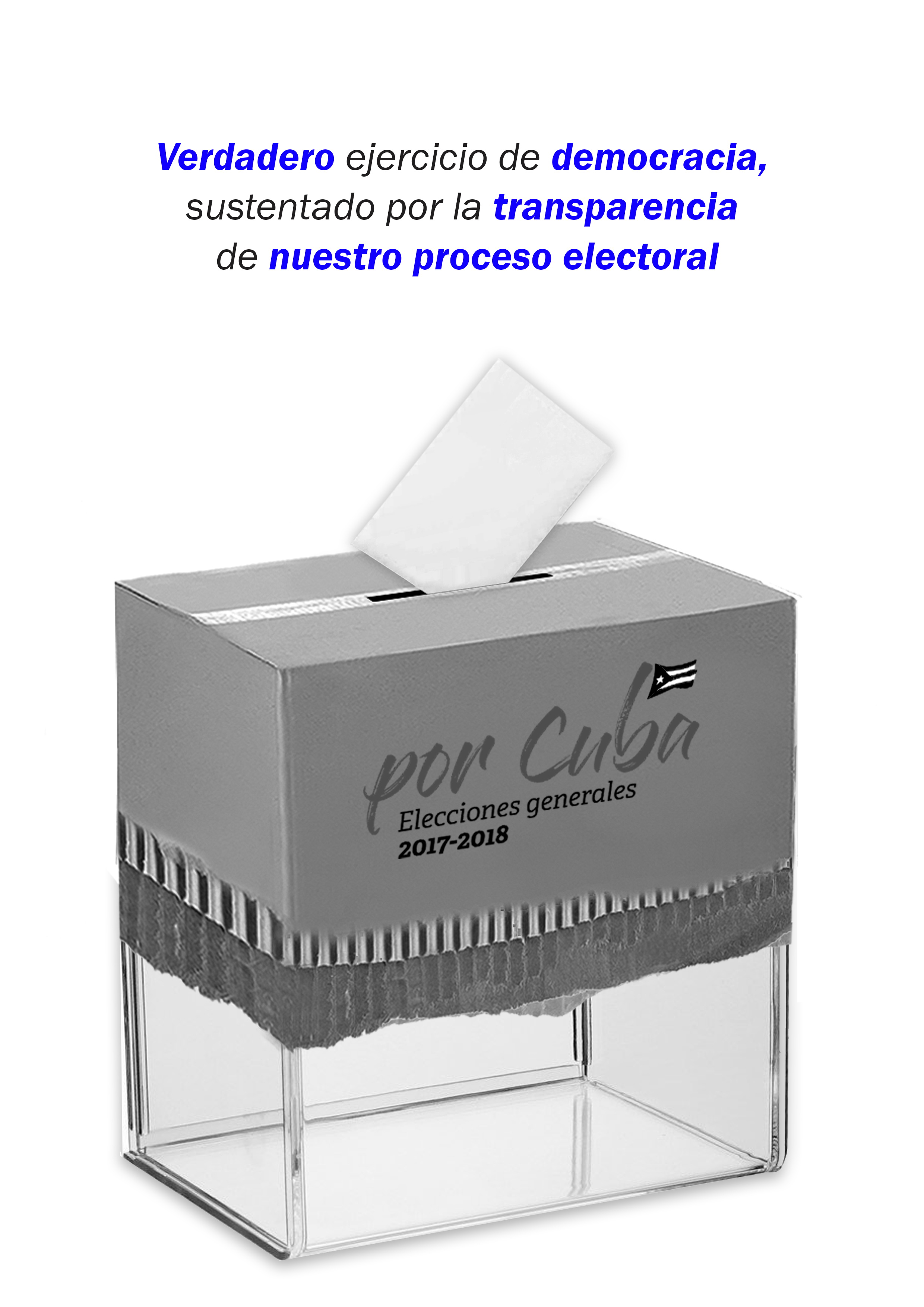 Proceso electoral cubano.