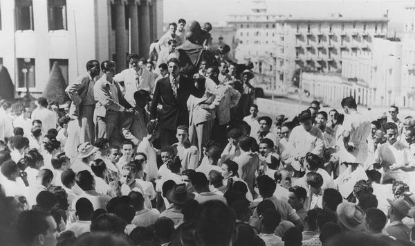 Fidel Castro en la Universidad de La Habana