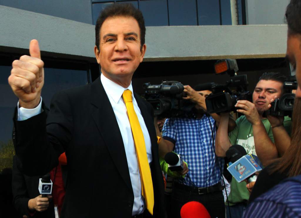 Salvador Nasralla, el candidato que presentó la Alianza de Oposición a la DIctadura.