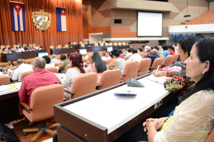 9no Periodo de la Asamblea Nacional del Poder Popular, nuevo periodo ordinario de sesiones VIII Legislatura. Palacio de Convenciones, La Habana, Cuba.