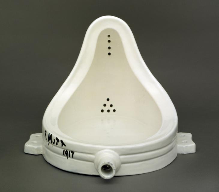 La Fuente de Duchamp réplica de 2964