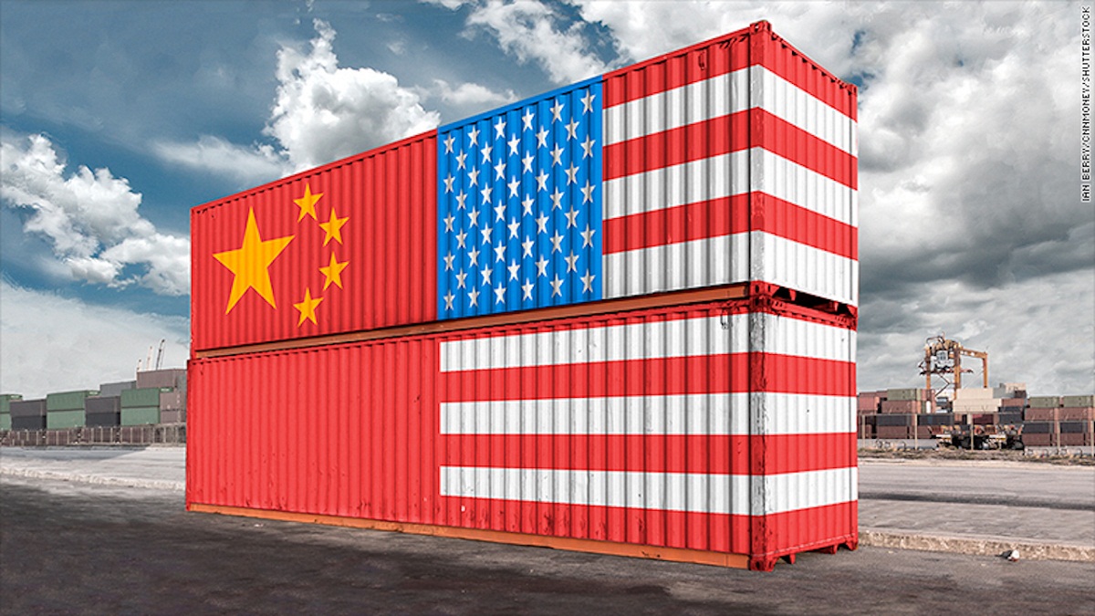 Guerra comercial entre Estados Unidos y China.