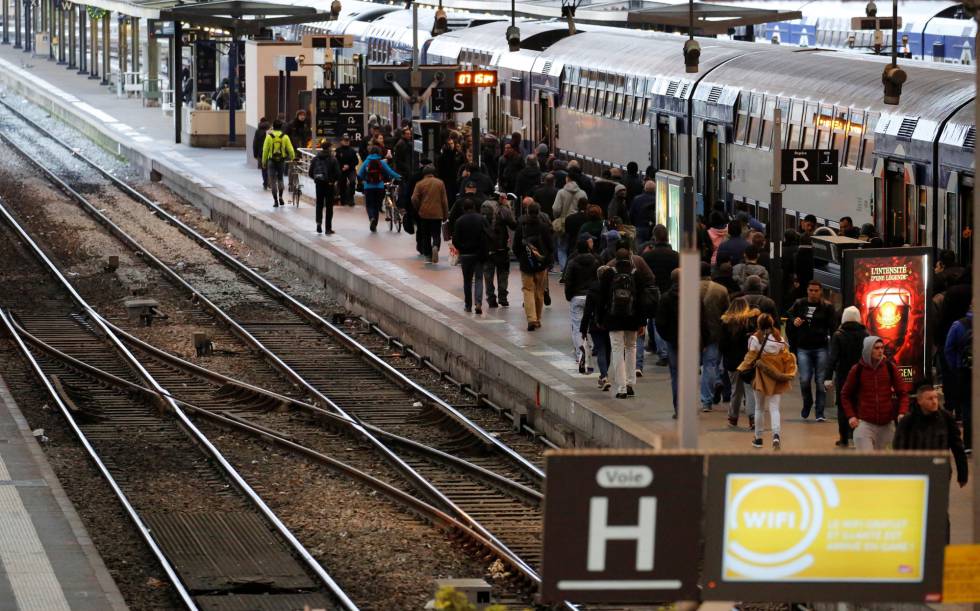 Paro ferroviario en Francia