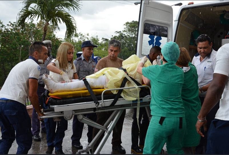 Sobrevivientes del accidente aéreo en La Habana