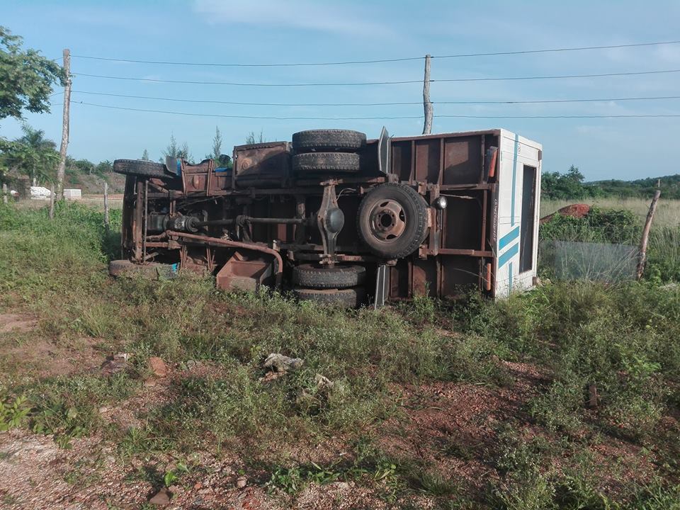 Accidente masivo en Camagüey