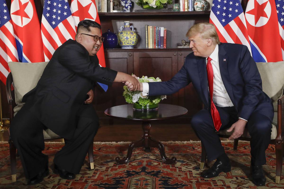 Trump y Kim reunidos