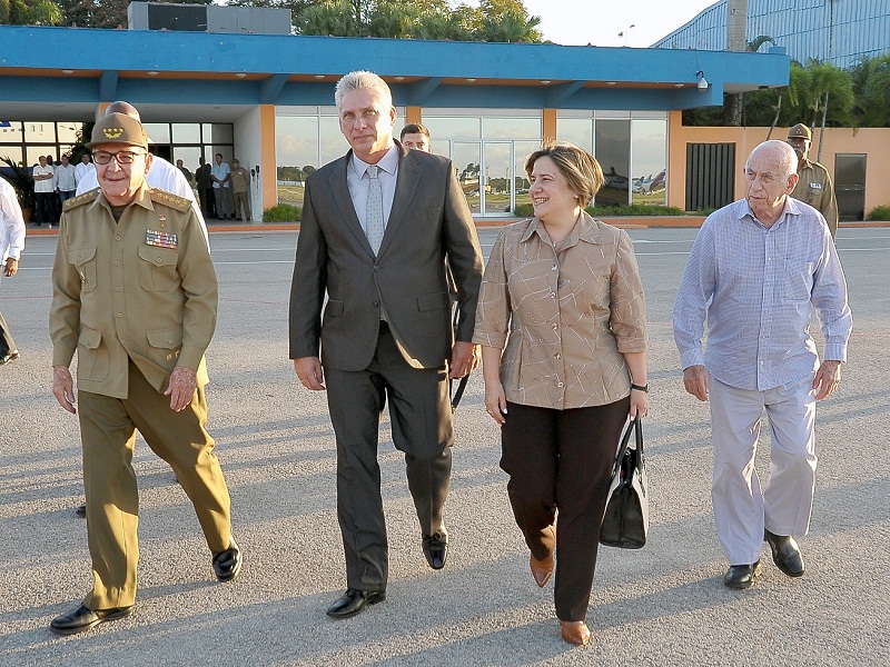 Raúl Castro Ruz y Miguel Díaz-Canel Bermúdez