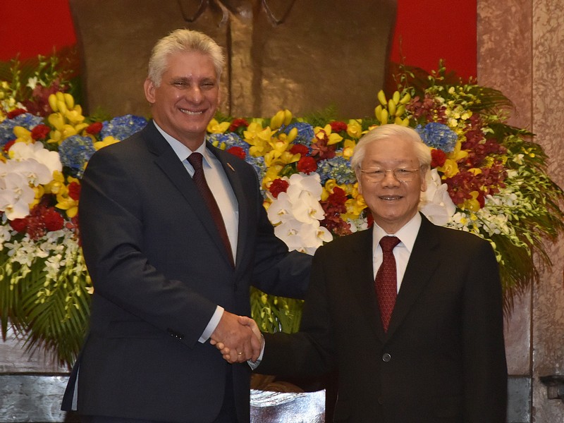 Díaz-Canel en la República Socialista de Vietnam