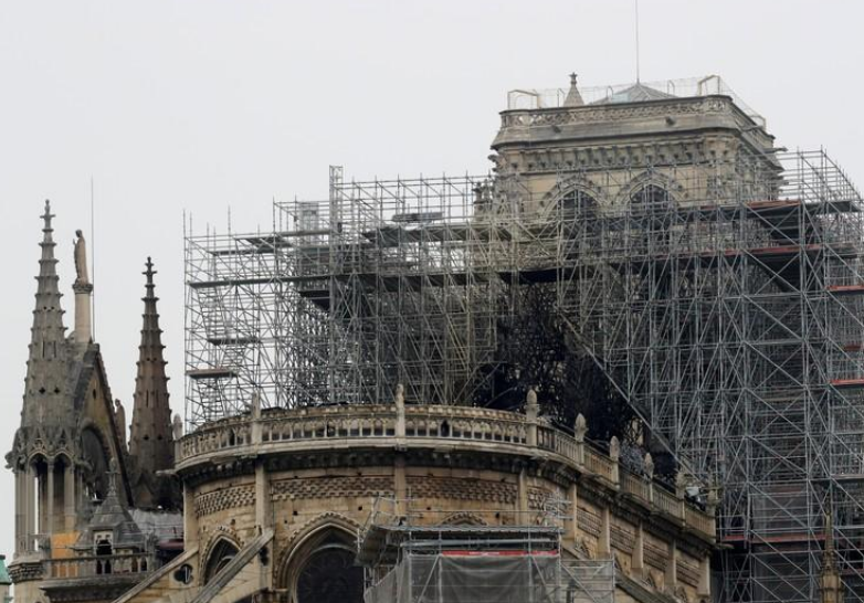 Incendio en la catedral parisina de Notre Dame