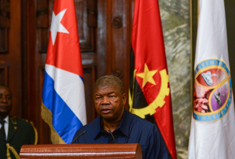 Visita de trabajo del Presidente Angolano a cuba