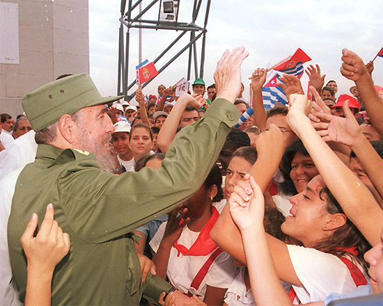 Fidel y los Jóvenes