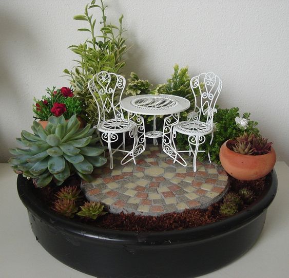 Jardines de interior en miniatura