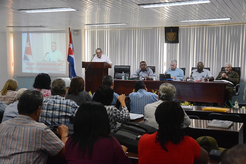 Visita del mandatario cubano a Guantánamo