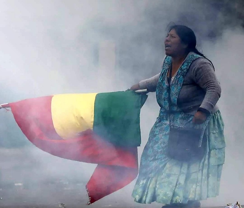 Continúan las manifestaciones en Bolivia